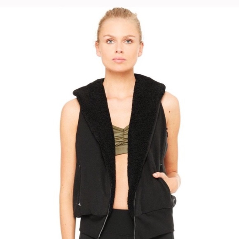 All Yoga Black Flat Iron Vest